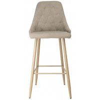 Стул барный AksHome LARA 2 (Лара 2) бежевая ткань 1701-03/дуб купить в Минске Стул барный AksHome LARA 2 (Лара 2) бежевая ткань 1701-03/дуб купить в Минске