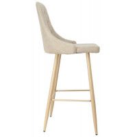 Стул барный AksHome LARA 2 (Лара 2) бежевая ткань 1701-03/дуб купить в Минске Стул барный AksHome LARA 2 (Лара 2) бежевая ткань 1701-03/дуб купить в Минске