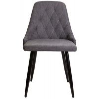 Стул AksHome LARA (Лара) темно-серая ткань 1701-30/черный купить в Минске Стул AksHome LARA (Лара) темно-серая ткань 1701-30/черный купить в Минске