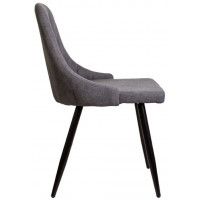 Стул AksHome LARA (Лара) темно-серая ткань 1701-30/черный купить в Минске Стул AksHome LARA (Лара) темно-серая ткань 1701-30/черный купить в Минске
