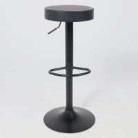 Стул барный Akshome LEMMA (Лемма) ECO черный/черный купить в Минске