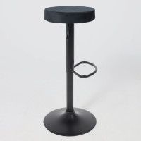 Стул барный Akshome LEMMA (Лемма) черный велюр/черный купить в Минске