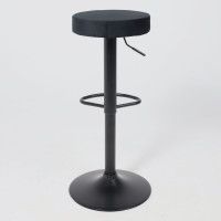 Стул барный Akshome LEMMA (Лемма) черный велюр/черный купить в Минске