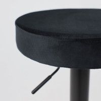 Стул барный Akshome LEMMA (Лемма) черный велюр/черный купить в Минске