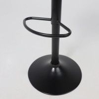 Стул барный Akshome LEMMA (Лемма) черный велюр/черный купить в Минске