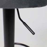 Стул барный Akshome LEMMA (Лемма) серый велюр/черный купить в Минске Стул барный Akshome LEMMA (Лемма) серый велюр/черный купить в Минске