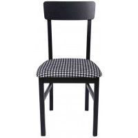 Стул LEO 1 гусиная лапка 38B/черный+черный купить в Минске