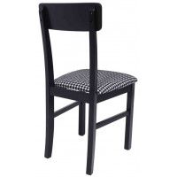 Стул LEO 1 гусиная лапка 38B/черный+черный купить в Минске