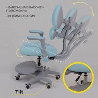 Кресло AksHome LEO (Лео) ткань голубой купить в Минске Кресло AksHome LEO (Лео) ткань голубой купить в Минске