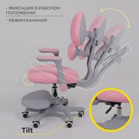 Кресло AksHome LEO (Лео) ткань розовый купить в Минске