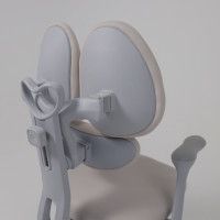 Кресло AksHome LEO (Лео) ткань серый купить в Минске Кресло AksHome LEO (Лео) ткань серый купить в Минске