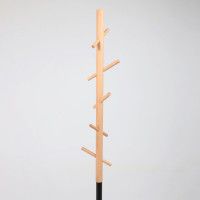 Вешалка AksHome Leo (Лео) сосна/коричневый купить в Минске