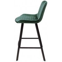 Стул барный AksHome LEROS (Лерос) темно-зеленый велюр HLR-57/черный купить в Минске Стул барный AksHome LEROS (Лерос) темно-зеленый велюр HLR-57/черный купить в Минске