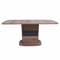 Стол Leset Мартин раздвижной обеденный, 120(160)*68,6*75,5 Дуб сокраменто/Антрацит купить в Минске