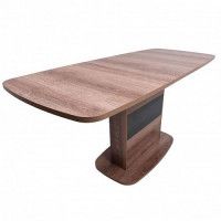 Стол Leset Мартин раздвижной обеденный, 120(160)*68,6*75,5 Дуб сокраменто/Антрацит купить в Минске