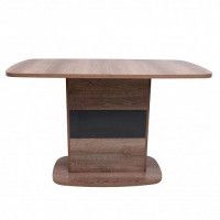 Стол Leset Мартин раздвижной обеденный, 120(160)*68,6*75,5 Дуб сокраменто/Антрацит купить в Минске