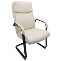 Кресло AksHome LIMA ECO (Лима) кремовый / черный