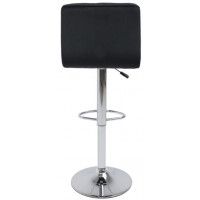 Стул барный AksHome LOGOS (Логос) черный велюр HCJ-50/хром купить в Минске