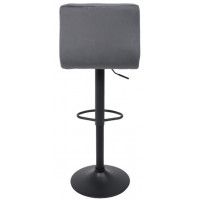 Стул барный AksHome LOGOS (Логос) темно-серый велюр HCJ-40/черный купить в Минске