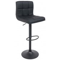 Стул барный AksHome LOGOS (Логос) ECO черный/черный Стул барный AksHome LOGOS (Логос) ECO черный/черный