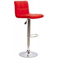 Стул барный AksHome LOGOS (Логос) ECO красный