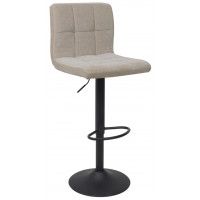 Стул барный AksHome LOGOS (Логос) бежевый шенилл Ote Canna 170/черный