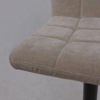 Стул барный AksHome LOGOS (Логос) бежевый шенилл Ote Canna 170/черный купить в Минске Стул барный AksHome LOGOS (Логос) бежевый шенилл Ote Canna 170/черный купить в Минске