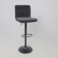 Стул барный AksHome LOGOS (Логос) черный шенилл Ote Canna 460/черный купить в Минске Стул барный AksHome LOGOS (Логос) черный шенилл Ote Canna 460/черный купить в Минске