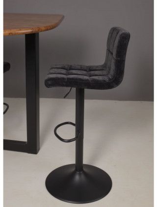 Стул барный AksHome LOGOS (Логос) черный шенилл Ote Canna 460/черный купить в Минске