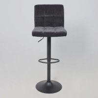 Стул барный AksHome LOGOS (Логос) черный шенилл Ote Canna 460/черный купить в Минске Стул барный AksHome LOGOS (Логос) черный шенилл Ote Canna 460/черный купить в Минске