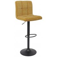 Стул барный AksHome LOGOS (Логос) горчичный шенилл Ote Canna 273/черный
