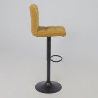 Стул барный AksHome LOGOS (Логос) горчичный шенилл Ote Canna 273/черный купить в Минске Стул барный AksHome LOGOS (Логос) горчичный шенилл Ote Canna 273/черный купить в Минске