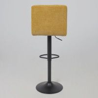 Стул барный AksHome LOGOS (Логос) горчичный шенилл Ote Canna 273/черный купить в Минске Стул барный AksHome LOGOS (Логос) горчичный шенилл Ote Canna 273/черный купить в Минске