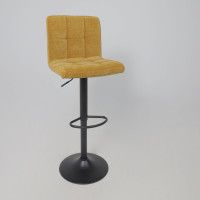 Стул барный AksHome LOGOS (Логос) горчичный шенилл Ote Canna 273/черный купить в Минске Стул барный AksHome LOGOS (Логос) горчичный шенилл Ote Canna 273/черный купить в Минске