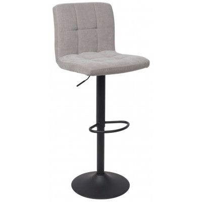 Стул барный AksHome LOGOS (Логос) серый шенилл Ote Canna 452/черный купить в Минске