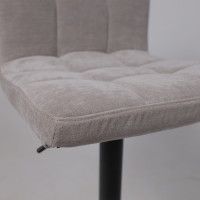 Стул барный AksHome LOGOS (Логос) серый шенилл Ote Canna 452/черный купить в Минске Стул барный AksHome LOGOS (Логос) серый шенилл Ote Canna 452/черный купить в Минске