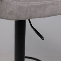 Стул барный AksHome LOGOS (Логос) серый шенилл Ote Canna 452/черный купить в Минске Стул барный AksHome LOGOS (Логос) серый шенилл Ote Canna 452/черный купить в Минске