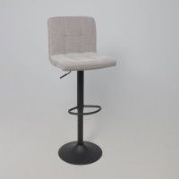 Стул барный AksHome LOGOS (Логос) серый шенилл Ote Canna 452/черный купить в Минске Стул барный AksHome LOGOS (Логос) серый шенилл Ote Canna 452/черный купить в Минске