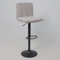 Стул барный AksHome LOGOS (Логос) серый шенилл Ote Canna 452/черный купить в Минске Стул барный AksHome LOGOS (Логос) серый шенилл Ote Canna 452/черный купить в Минске