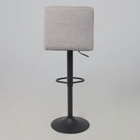 Стул барный AksHome LOGOS (Логос) серый шенилл Ote Canna 452/черный купить в Минске Стул барный AksHome LOGOS (Логос) серый шенилл Ote Canna 452/черный купить в Минске