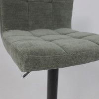 Стул барный AksHome LOGOS (Логос) темно-зеленый шенилл Ote Canna 352/черный купить в Минске