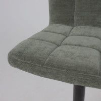 Стул барный AksHome LOGOS (Логос) темно-зеленый шенилл Ote Canna 352/черный купить в Минске