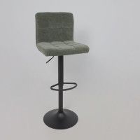 Стул барный AksHome LOGOS (Логос) темно-зеленый шенилл Ote Canna 352/черный купить в Минске