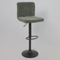 Стул барный AksHome LOGOS (Логос) темно-зеленый шенилл Ote Canna 352/черный купить в Минске