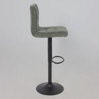 Стул барный AksHome LOGOS (Логос) темно-зеленый шенилл Ote Canna 352/черный купить в Минске