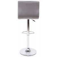 Стул барный AksHome LOGOS (Логос) темно-серый велюр HCJ-40/хром купить в Минске