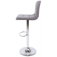 Стул барный AksHome LOGOS (Логос) темно-серый велюр HCJ-40/хром купить в Минске