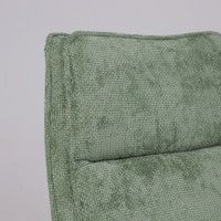 Кресло AksHome LOLA (Лола) зеленая рогожка GY91-14/хром купить в Минске