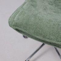 Кресло AksHome LOLA (Лола) зеленая рогожка GY91-14/хром купить в Минске