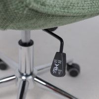 Кресло AksHome LOLA (Лола) зеленая рогожка GY91-14/хром купить в Минске